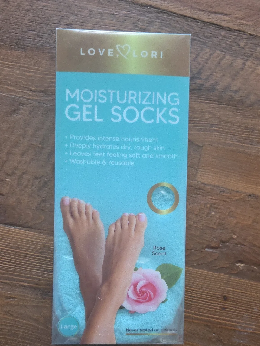 adidas Moisturizing Gel Socks — Turquoise & Gold